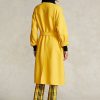 Abrigos cruzados de mezcla de lana de doble cara Ralph Lauren para mujer en amarillo Abrigos cruzados de mezcla de lana de doble cara Ralph Lauren para mujer en amarillo