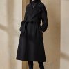 Abrigos cruzados Ralph Lauren Leonarda negros para mujer Abrigos cruzados Ralph Lauren Leonarda negros para mujer
