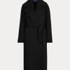 Abrigos cruzados Ralph Lauren Leonarda negros para mujer Abrigos cruzados Ralph Lauren Leonarda negros para mujer