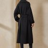 Abrigos cruzados Ralph Lauren Leonarda negros para mujer Abrigos cruzados Ralph Lauren Leonarda negros para mujer