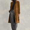 Abrigos de ante Ralph Lauren marrones para mujer Abrigos de ante Ralph Lauren marrones para mujer