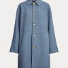 Abrigos de doble cara extragrandes de Ralph Lauren para mujer en azul Abrigos de doble cara extragrandes de Ralph Lauren para mujer en azul