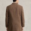 Abrigos de lana ligera con diseño de espiga de Ralph Lauren para hombre, color marrón Abrigos de lana ligera con diseño de espiga de Ralph Lauren para hombre, color marrón