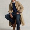 Abrigos de paseo de algodón tejido Ralph Lauren beige para hombre Abrigos de paseo de algodón tejido Ralph Lauren beige para hombre