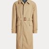 Abrigos de paseo de algodón tejido Ralph Lauren beige para hombre Abrigos de paseo de algodón tejido Ralph Lauren beige para hombre
