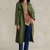 Abrigos de popelina verdes de Ralph Lauren para mujer Abrigos de popelina verdes de Ralph Lauren para mujer