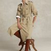 Abrigos de sarga Ralph Lauren color caqui para mujer Abrigos de sarga Ralph Lauren color caqui para mujer