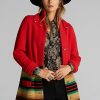 Abrigos tipo suéter de lana Ralph Lauren rojos para mujer Abrigos tipo suéter de lana Ralph Lauren rojos para mujer