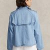 Abrigos vaqueros de corte cuadrado extragrande de Ralph Lauren para mujer en azul Abrigos vaqueros de corte cuadrado extragrande de Ralph Lauren para mujer en azul