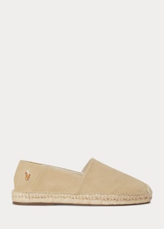 Alpargata de ante Cevio Ralph Lauren de hombre en beige