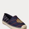 Zapatos casuales a rayas con escudo Cevio de Ralph Lauren para hombre en azul marino Zapatos casuales a rayas con escudo Cevio de Ralph Lauren para hombre en azul marino