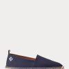 Alpargatas Ralph Lauren Bowsworth de lona con monograma para hombre en azul marino Alpargatas Ralph Lauren Bowsworth de lona con monograma para hombre en azul marino