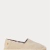 Alpargatas Ralph Lauren Cevio de lona lavada en color crema para hombre Alpargatas Ralph Lauren Cevio de lona lavada en color crema para hombre