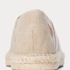 Alpargatas Ralph Lauren Cevio de lona lavada en color crema para hombre Alpargatas Ralph Lauren Cevio de lona lavada en color crema para hombre