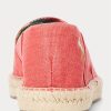 Zapatos casuales de lona lavada Ralph Lauren Cevio para hombre en color rojo Zapatos casuales de lona lavada Ralph Lauren Cevio para hombre en color rojo