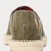 Zapatos casuales de lona lavada Ralph Lauren Cevio para hombre, color verde Zapatos casuales de lona lavada Ralph Lauren Cevio para hombre, color verde