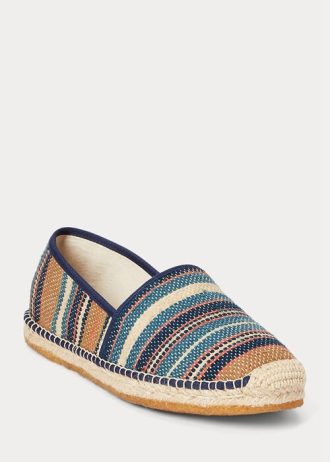 Alpargatas Ralph Lauren multicolores de jacquard tejidas a mano para hombre