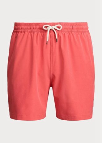 Bañador corto Ralph Lauren Traveller para hombre en color naranja