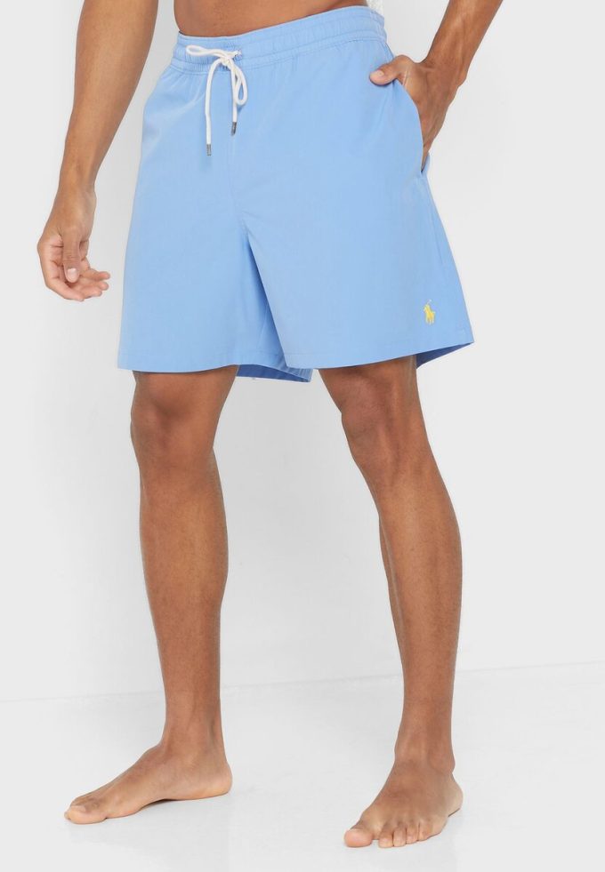 Bañador Ralph Lauren Essential azul para hombre