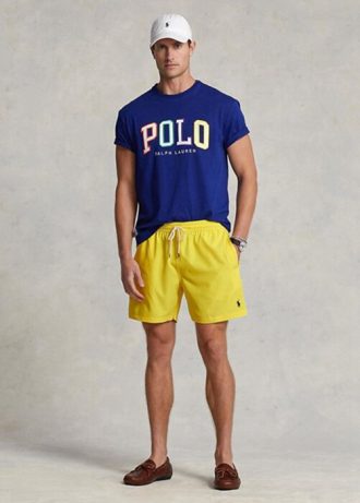 Bañador Ralph Lauren Traveller amarillo para hombre