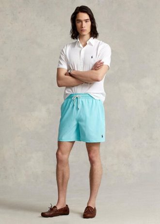 Bañador Ralph Lauren Traveller azul para hombre