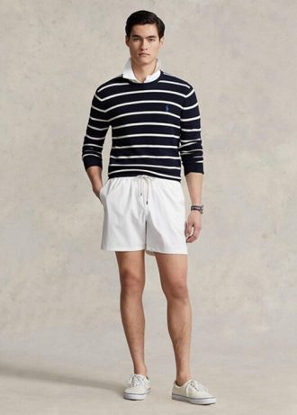 Bañador Ralph Lauren Traveller blanco para hombre