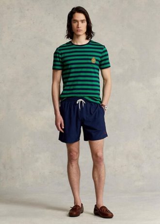 Bañador Ralph Lauren Traveller para hombre, color azul marino