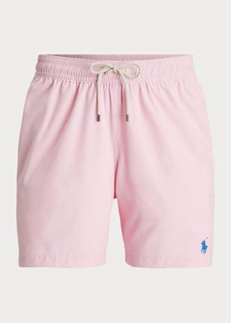 Bañador Ralph Lauren Traveller rosa para hombre