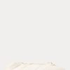 Bailarinas Ralph Lauren de piel de cordero acolchada color crema para mujer