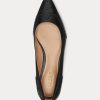 Bailarinas Ralph Lauren Loraine de piel bruñida para mujer, color negro Bailarinas Ralph Lauren Loraine de piel bruñida para mujer, color negro