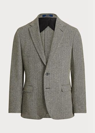 Blazer deportivo Ralph Lauren Polo Soft Herringbone gris para hombre