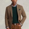 Blazer deportivo Ralph Lauren Polo Soft Herringbone marrón para hombre Blazer deportivo Ralph Lauren Polo Soft Herringbone marrón para hombre