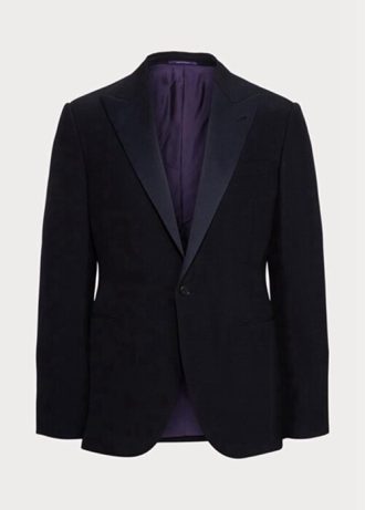 Blazers de esmoquin Ralph Lauren Gregory Barathea para hombre en azul marino