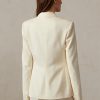 Blazers de gabardina de lana Safford de Ralph Lauren para mujer en blanco Blazers de gabardina de lana Safford de Ralph Lauren para mujer en blanco