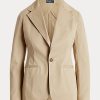Blazers de sarga elástica Ralph Lauren beige para mujer Blazers de sarga elástica Ralph Lauren beige para mujer