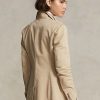 Blazers de sarga elástica Ralph Lauren beige para mujer Blazers de sarga elástica Ralph Lauren beige para mujer