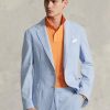 Blazers de traje de cambray Ralph Lauren azules para hombre Blazers de traje de cambray Ralph Lauren azules para hombre