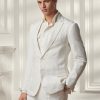 Blazers de traje de espiga blancos Ralph Lauren Kent para hombre Blazers de traje de espiga blancos Ralph Lauren Kent para hombre