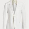 Blazers de traje de espiga blancos Ralph Lauren Kent para hombre Blazers de traje de espiga blancos Ralph Lauren Kent para hombre
