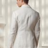 Blazers de traje de espiga blancos Ralph Lauren Kent para hombre Blazers de traje de espiga blancos Ralph Lauren Kent para hombre