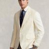 Blazers de traje de lino suave Ralph Lauren Polo blancos para hombre Blazers de traje de lino suave Ralph Lauren Polo blancos para hombre