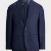 Blazers de traje de lino suave Ralph Lauren Polo para hombre en azul marino Blazers de traje de lino suave Ralph Lauren Polo para hombre en azul marino