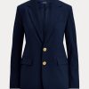 Blazers elásticos de dos botones Ralph Lauren para mujer en color azul marino