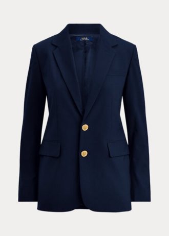 Blazers elásticos de dos botones Ralph Lauren para mujer en color azul marino