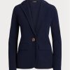Blazers Ralph Lauren de mezcla de algodón para mujer en color azul marino Blazers Ralph Lauren de mezcla de algodón para mujer en color azul marino