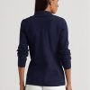 Blazers Ralph Lauren de mezcla de algodón para mujer en color azul marino Blazers Ralph Lauren de mezcla de algodón para mujer en color azul marino