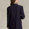 Blazers Ralph Lauren de mezcla de lana elástica para mujer en color azul marino Blazers Ralph Lauren de mezcla de lana elástica para mujer en color azul marino