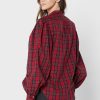 Blusas con botones Ralph Lauren rojas para mujer Blusas con botones Ralph Lauren rojas para mujer