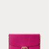 Bolso bandolera mediano Adair de piel Ralph Lauren para mujer en color fucsia y baya Bolso bandolera mediano Adair de piel Ralph Lauren para mujer en color fucsia y baya