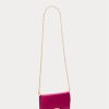 Bolso bandolera mediano Adair de piel Ralph Lauren para mujer en color fucsia y baya Bolso bandolera mediano Adair de piel Ralph Lauren para mujer en color fucsia y baya